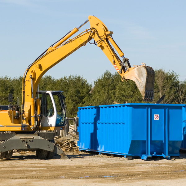 how many times can i have a residential dumpster rental emptied in Rebuck